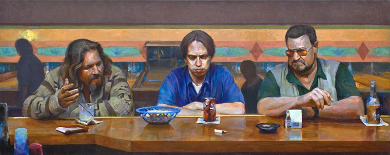 Illustration for article titled The Big Lebowski painted after classic art works